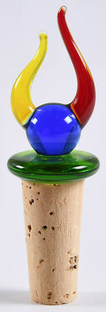 Museum of Fine Arts Boston Souvenirs Venetian Glass Stop-Green Disk - No Box