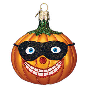 Halloween Masked Jack O Lantern W/O Hat - No Box