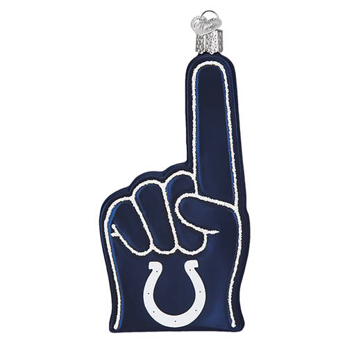 NFL Ornaments Indianapolis Colts Foam Finger - No Box