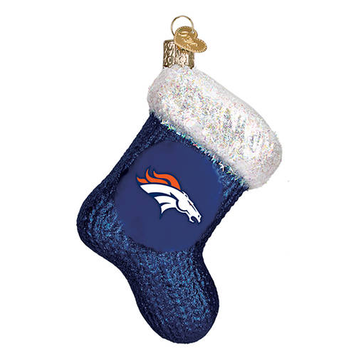 NFL Ornaments Denver Broncos Stocking - With Box