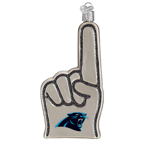 NFL Ornaments Carolina Panthers Foam Finger - No Box