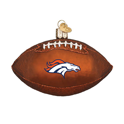 NFL Ornaments Denver Broncos Football - Boxed