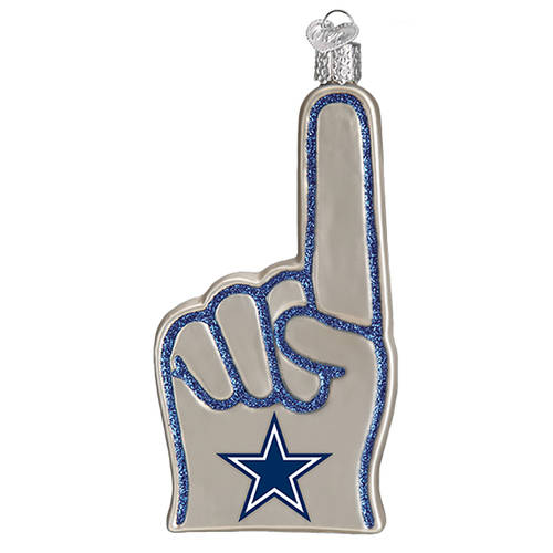 NFL Ornaments Dallas Cowboys Foam Finger - Boxed