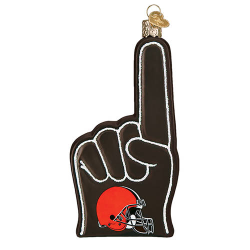 NFL Ornaments Cleveland Browns Foam Finger - No Box