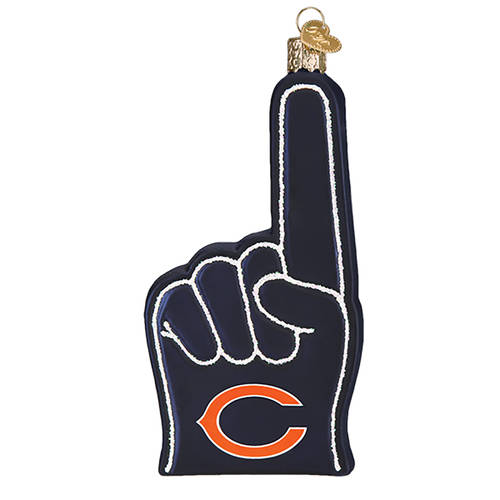NFL Ornaments Chicago Bears Foam Finger - No Box