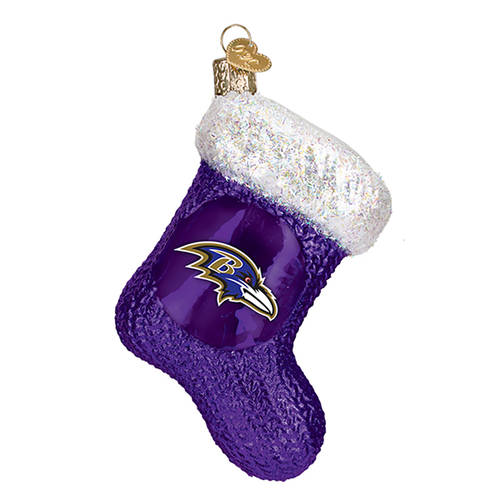 NFL Ornaments Baltimore Ravens Stocking - Boxed