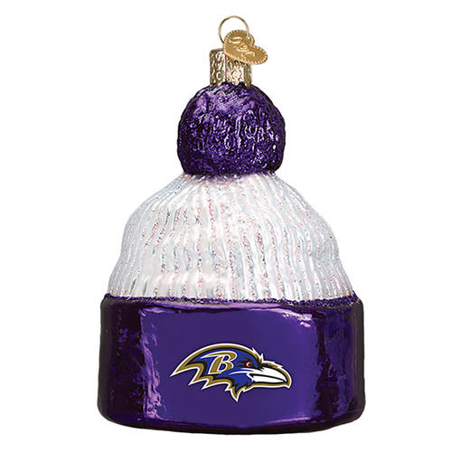 NFL Ornaments Baltimore Ravens Beanie - Boxed