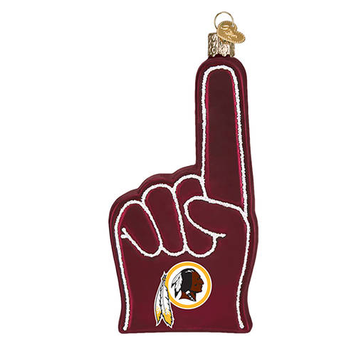 NFL Ornaments Washington Redskins Foam Finger - No Box