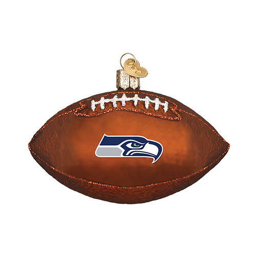 NFL Ornaments Seattle Seahawks Football - Boxed