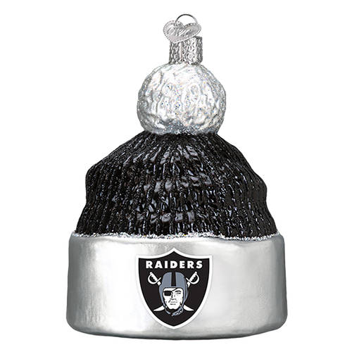 NFL Ornaments Oakland Raiders Beanie - Boxed