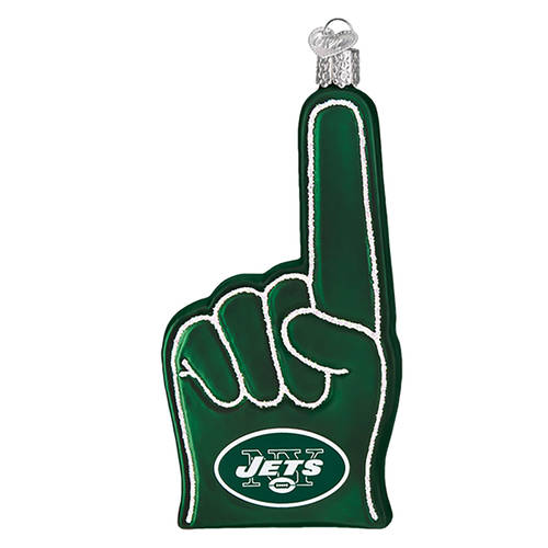 NFL Ornaments New York Jets Foam Finger - Boxed
