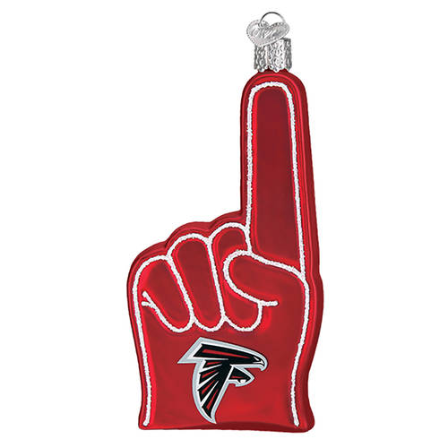 NFL Ornaments Atlanta Falcons Foam Finger - Boxed