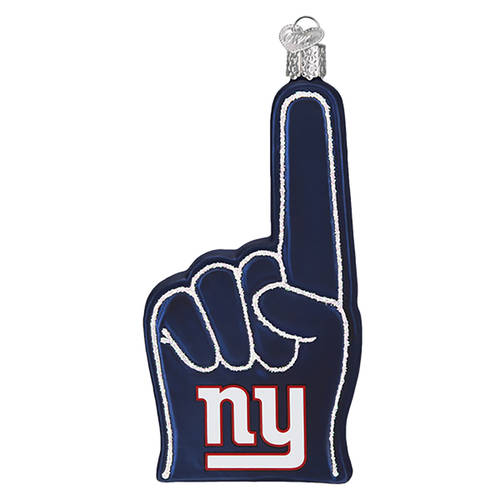 NFL Ornaments New York Giants Foam Finger - Boxed