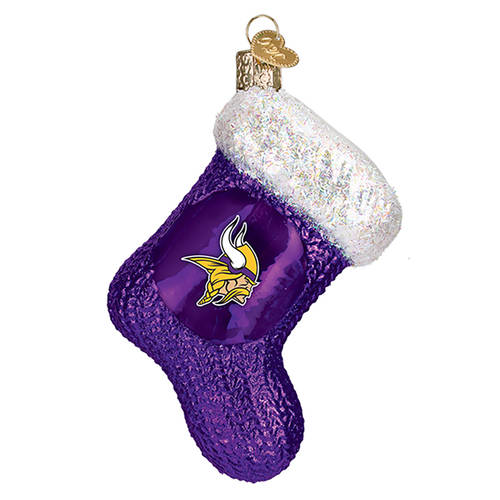 NFL Ornaments Minnesota Vikings Stocking - Boxed