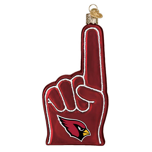 NFL Ornaments Arizona Cardinals Foam Finger - Boxed