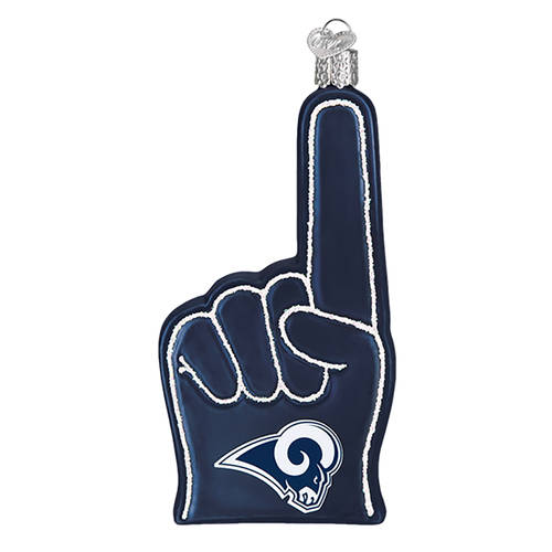 NFL Ornaments Los Angeles Rams Foam Finger - Boxed