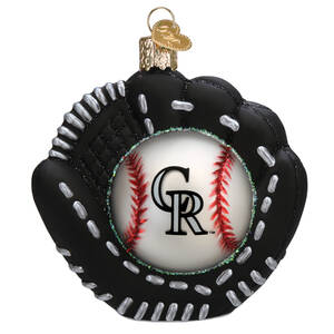 MLB Ornaments Mitt - Colorado Rockies - Boxed