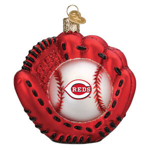 MLB Ornaments Mitt - Cincinnati Reds - Boxed