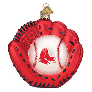 MLB Ornaments Mitt - Boston Red Sox - Boxed