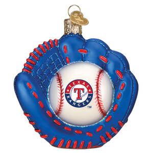 MLB Ornaments Mitt - Texas Rangers - Boxed