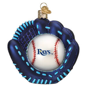 MLB Ornaments Mitt - Tampa Bay Rays - Boxed