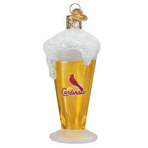 MLB Ornaments Glass Of Beer-St. Louis Cardinals - Boxed