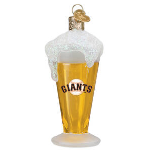 MLB Ornaments Glass Of Beer-San Francisco Giants - Boxed