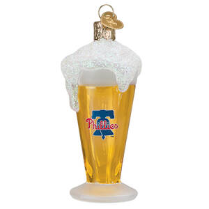 MLB Ornaments Glass Of Beer-Philadelphia Phillies - Boxed