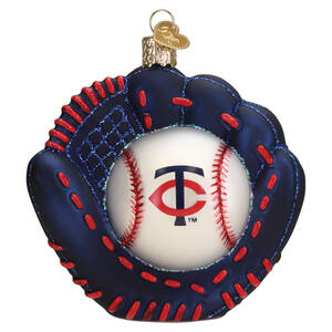 MLB Ornaments Mitt - Minnesota Twins - Boxed