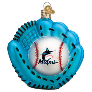 MLB Ornaments Mitt - Miami Marlins - Boxed
