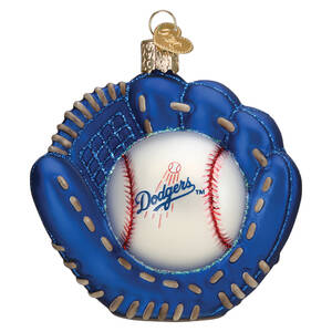 MLB Ornaments Mitt - Los Angeles Dodgers - Boxed