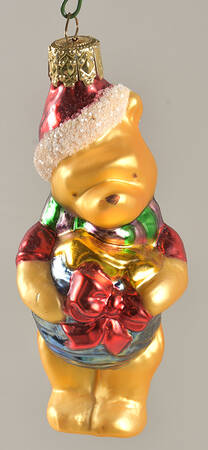 Clasic Pooh Blown Glass Ornament by Midwest of Cannon Falls