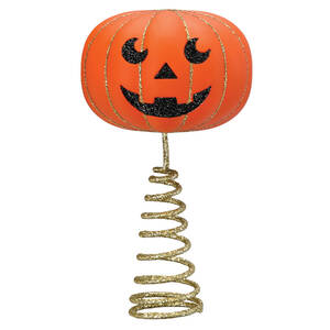 Gumdrops Halloween Mini Pumpkin Head Tree Topper - With Box