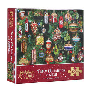 Ornament Jigsaw Puzzles Tasty Christmas 500 Pc Puzzle - With Box