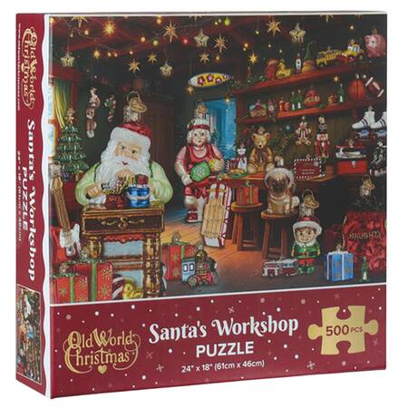 Ornament Jigsaw Puzzles Santa's Workshop Puzzle - Boxed