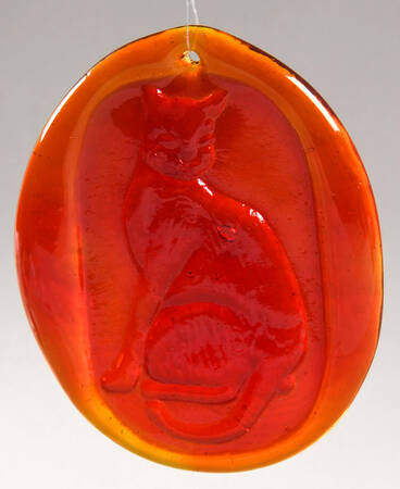 Suncatcher Ornaments Orange-Steinlen - No Box