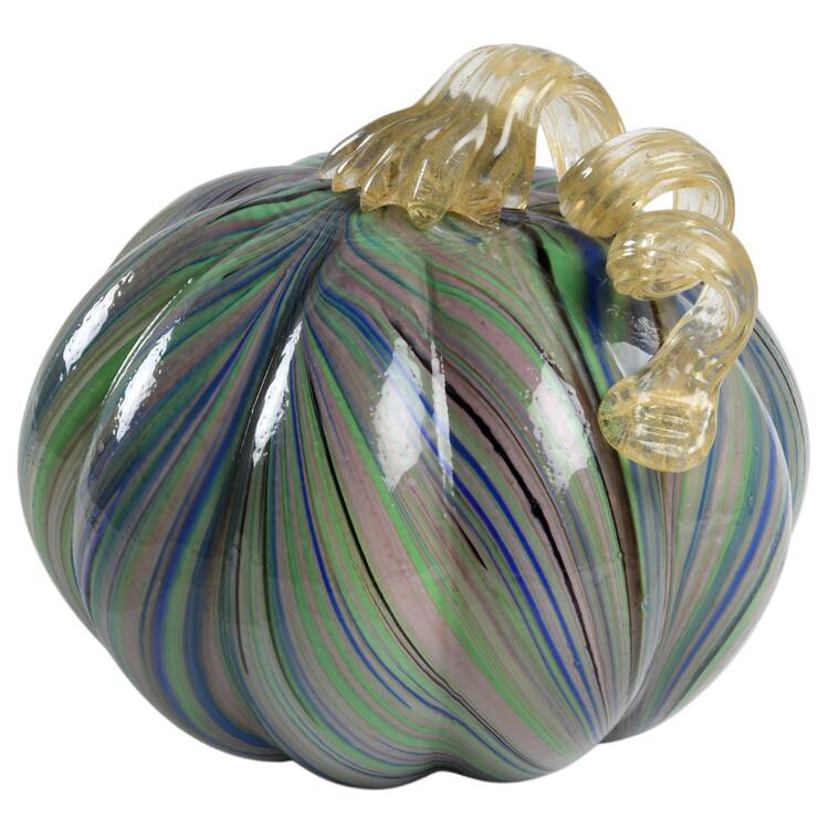 Art Glass Pumpkins Glass Tiger - No Box