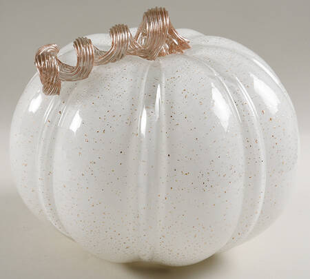 Pumpkins Lighted White Pumpkin - No Box