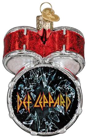Bands & Musicians Def Leppard Drum - No Box