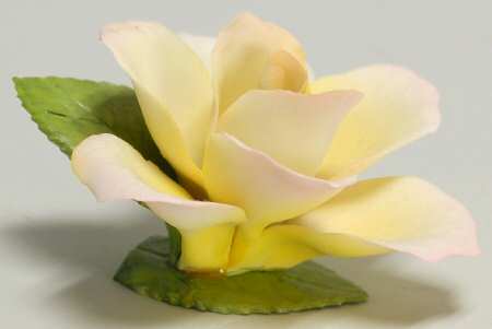 Capodimonte Flowers Single Rose-Rainbow - No Box