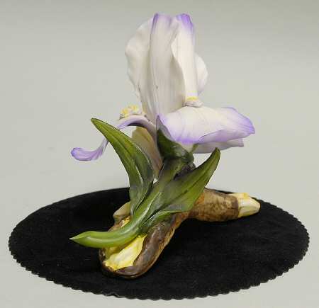 Capodimonte Flowers Iris On Branch - No Box
