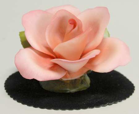 Capodimonte Flowers Single Rose-Aurora - No Box