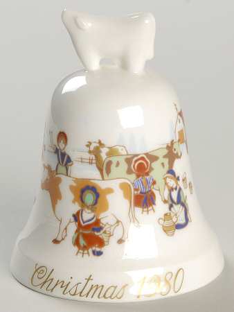 Christmas Bell 8 Maids A Milking - No Box