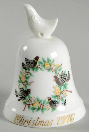 Christmas Bell 4 Colly Birds - No Box