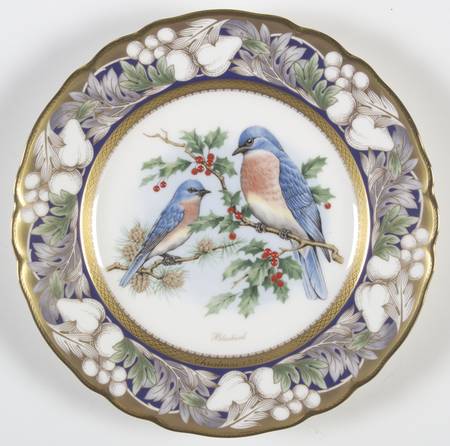 Birds of America-Christmas Bluebirds - No Box