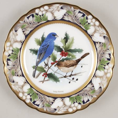 Birds of America-Christmas Indigo Bunting - No Box