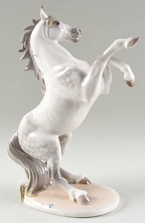 Nymphenburg Figurine Rearing Horse - No Box