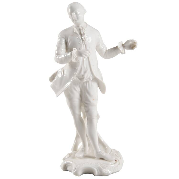 Nymphenburg Figurine Gentleman Holding Pearl - No Box
