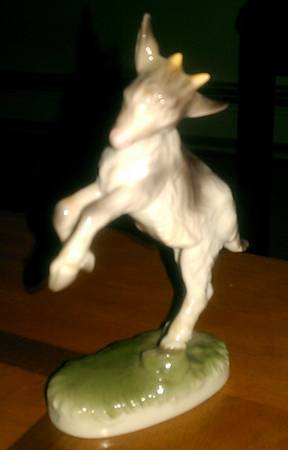 Nymphenburg Figurine Jumping Goat - No Box