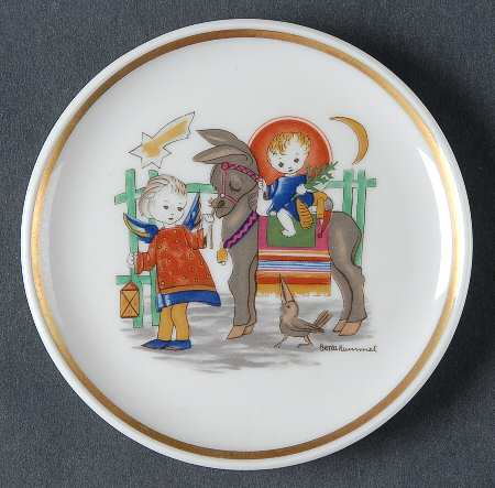Berta Hummel Museum Miniature Plate Jacred Journey - No Box